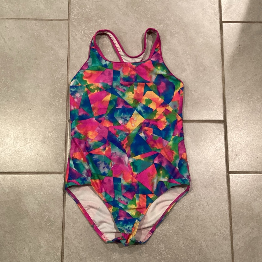 Speedo Kids One Piece in Pink and Blue